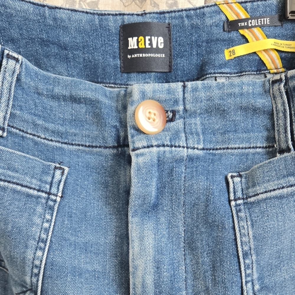 Maeve Jeans From Anthropologie, Size 28 - Picture 8 of 8